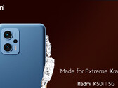 La serie Redmi K50i debutterà il 20 luglio, solo in India. (Fonte: Xiaomi)