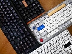 Keychron K4 HE, Epomaker Galaxy100, NuPhy Kick75, Wobkey Rainy75 tastiere meccaniche dall'alto