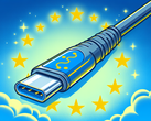 L'UE impone la ricarica USB-C a tablet, smartphone, fotocamere e altro (Fonte immagine: Generato con DALL-E 3)