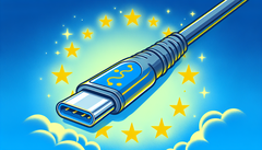 L'UE impone la ricarica USB-C a tablet, smartphone, fotocamere e altro (Fonte immagine: Generato con DALL-E 3)