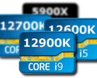 I processori Alder Lake di Intel dovrebbero essere rilasciati ai consumatori il 4 novembre. (Fonte immagine: UserBenchmark - modificato)