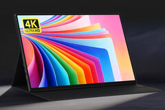 Il monitor portatile Luckfox da 16 pollici è dotato di un pannello IPS touch-enabled da 3840 × 2400 con una frequenza di aggiornamento di 120 Hz e una copertura sRGB del 100% 