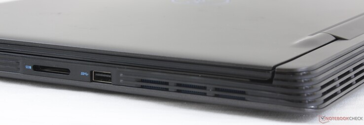 Lato Destro: lettore schede SD, USB 3.1 Type-A