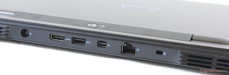 Lato Posteriroe: alimentazione, HDMI 2.0, USB 3.1 Type-A, Mini-DisplayPort, Gigabit RJ-45, slot Wedge Lock