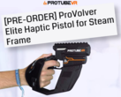 Controller ProVolver Elite Haptic Pistol per Steam Frame. (Fonte: ProTubeVR)