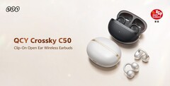 Gli auricolari aperti QCY Crossky C50 offrono fino a 7,5 ore di autonomia con una singola carica (fonte: QCY)
