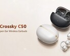 Gli auricolari aperti QCY Crossky C50 offrono fino a 7,5 ore di autonomia con una singola carica (fonte: QCY)