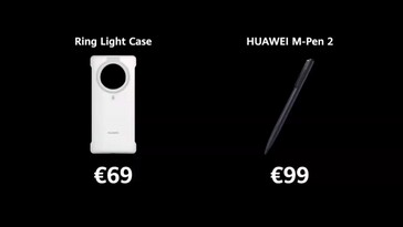 I nuovi accessori per il phablet di Huawei. (Fonte: YouTube)