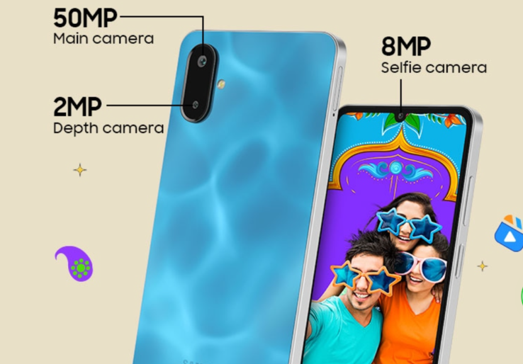 Il Samsung Galaxy F06 5G ha una fotocamera primaria da 50 MP (Fonte: Samsung)