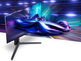 L'UltraGear OLED 27GS95QE ha un supporto regolabile in altezza, girevole, girevole e inclinabile, nella foto 27GR95QE. (Fonte: LG)