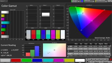 Spazio colore DCI-P3 (profilo colore naturale)