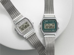 Da sinistra a destra (nella foto), Casio A158 WEM-7JF e A158 WEM-3JF. (Fonte: Casio Japan)