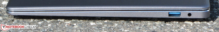 A destra: USB 3.2 Gen 1 Type-A, jack da 3.5 mm