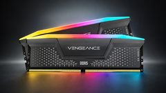 Un'immagine generata dall'intelligenza artificiale dei moduli RAM RGB di Corsair