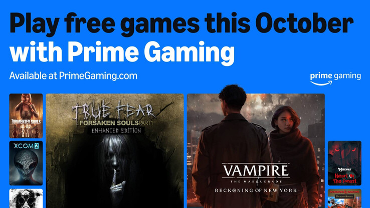 I punti salienti dell'offerta Prime Gaming di ottobre 2025 (fonte: Amazon)