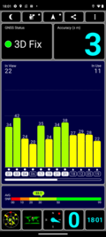 Segnale GPS all'aperto