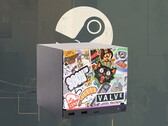 Steam Machine raffigurata con pannello frontale personalizzato
