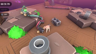 Nella foto: uno screenshot di gioco tratto da Super Adventure Hand.