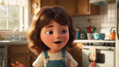 Un fotogramma di un esempio di video Veo 2 generato dal prompt 