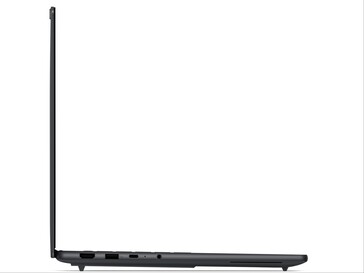 Vista laterale del Lenovo Yoga Pro 7a.