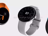 Un rendering non ufficiale del Google Pixel Watch basato su voci di corridoio. (Immagine: @Jon_Prosser x @RendersBylan)