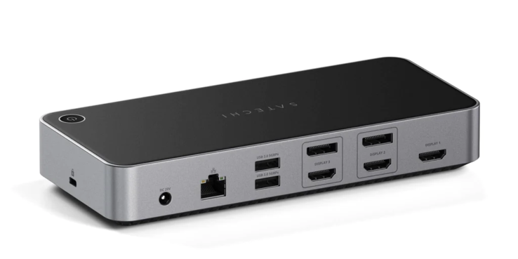 La tripla docking station per display 4K di Satechi. (Fonte: Satechi)