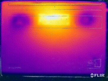 Test di sollecitazione delle temperature di superficie (in basso)