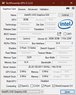 GPU-Z Intel UHD Graphics 620