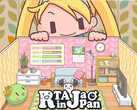 Striscione per l'evento RTA in Giappone Speedrunning (Fonte: RTA in Giappone, con modifiche)
