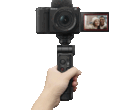 Sony annuncia il GP-VPT3, un mini treppiede che può fungere da impugnatura della fotocamera e telecomando. (Fonte: Sony)