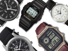 Marchi come Casio, Seiko e Citizen sono noti per la progettazione di orologi funzionali ben al di sotto dei 150 dollari. Nella foto - diversi orologi dei marchi sopra citati. (Fonte dell'immagine: Casio, Seiko, Timex, Orient - Modificato)