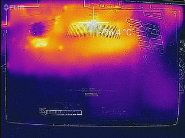 Analisi termica, del lato inferiore della base