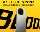 L'iQOO Z10 Turbo+ vanta un'enorme batteria da 8.000 mAh con supporto alla ricarica via cavo da 90 W (fonte: iQOO)