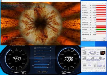 Stress test con FurMark (PT 100%)