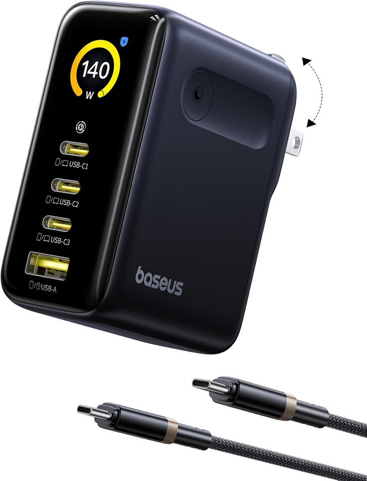 Il caricatore Baseus PicoGo AH11 140W GaN. (Fonte: Baseus)