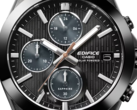 Il Casio Edifice EFS-S650DC-1A nero (nella foto) ha una lancetta dei secondi color rame che si integra bene con il design nero. (Fonte: Casio)