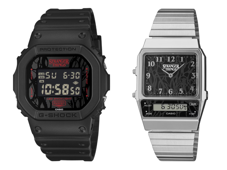 Gli orologi Casio G-Shock DW5600STT-1 (a sinistra) e Vintage AQ800EST-1A (a destra). (Fonte immagine: Casio, a cura)