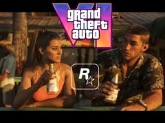 Striscione di GTA 6 con il logo di Rockstar Games (Fonte: Rockstar Games con modifiche)