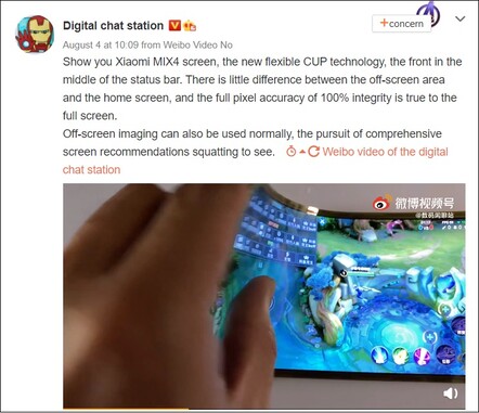 Xiaomi Mi Mix 4. (Fonte: Digital Chat Station)