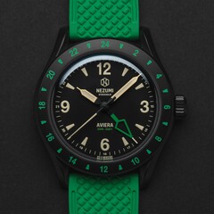 L&#039;orologio Nezumi Aviera è dotato di un movimento automatico GMT Miyota calibro 9075 (Fonte: Nezumi Studios)