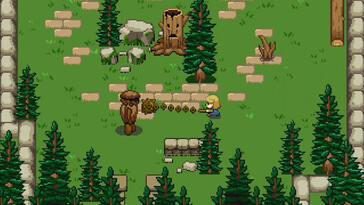 Un'immagine che mostra una battaglia in Ocean's Heart.