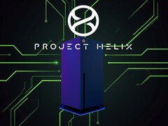 Un banner che mostra un concept della console Xbox Project Helix