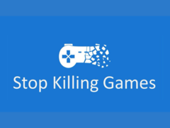 La campagna Stop Killing Games ha preso il via nel 2024. Nella foto, il logo della campagna. (Fonte: Stop Killing Games)