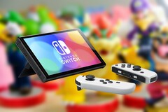 Nintendo ha lanciato lo Switch OLED nell'ottobre 2021 con un prezzo di listino di 350 dollari. (Fonte immagine: Nintendo, Ryan Quintal su Unsplash, modificato)