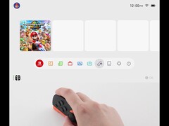Navigazione del menu in modalità mouse di Switch 2 Joy-Con (fonte: app Nintendo Today!, Nintendo of America)