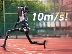 L'umanoide H1 di Unitree ha raggiunto una velocità massima di 10,1 m/s in uno sprint, ma è rimasto chiaramente dietro a Usain Bolt nel tempo complessivo dei 100 metri.