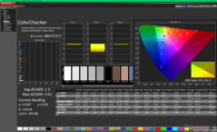 ColorChecker prima della calibrazione