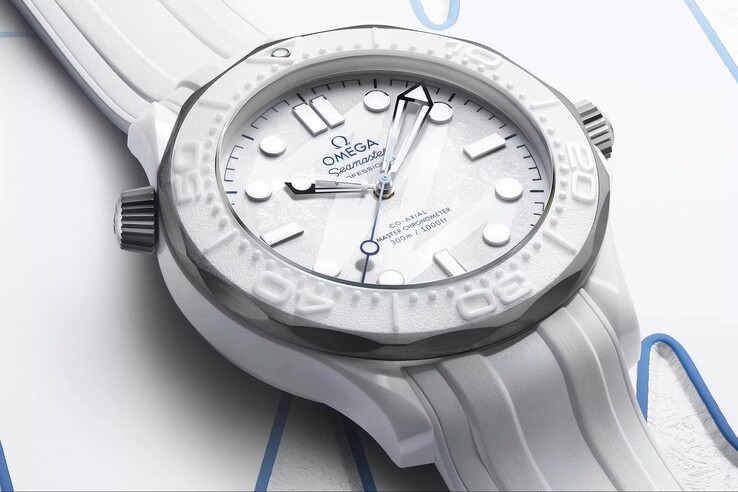 L'Omega Seamaster 300 Milano Cortina 2026 Edition presenta una resistenza all'acqua di 300 m (30 bar) (Fonte: Omega)