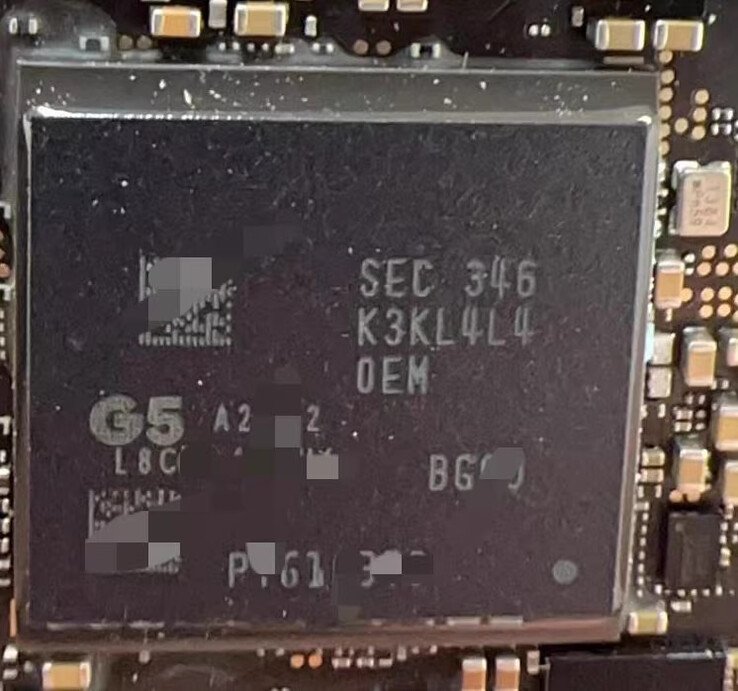 Un primo piano del chipset Tensor G5. (Fonte: Goofish)