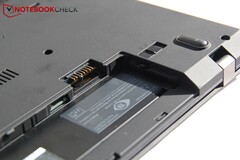 L'alloggiamento della batteria esterna del Lenovo ThinkPad T480.